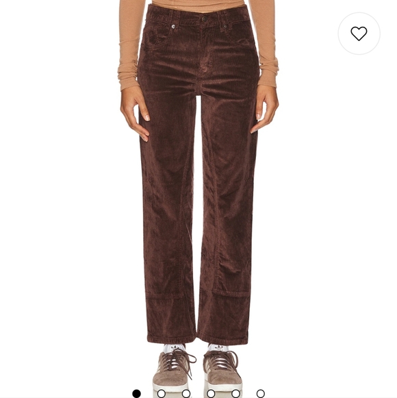 Free People Risk Taker Cord Jeans in Chocolate Truffle - Picture 3 of 11